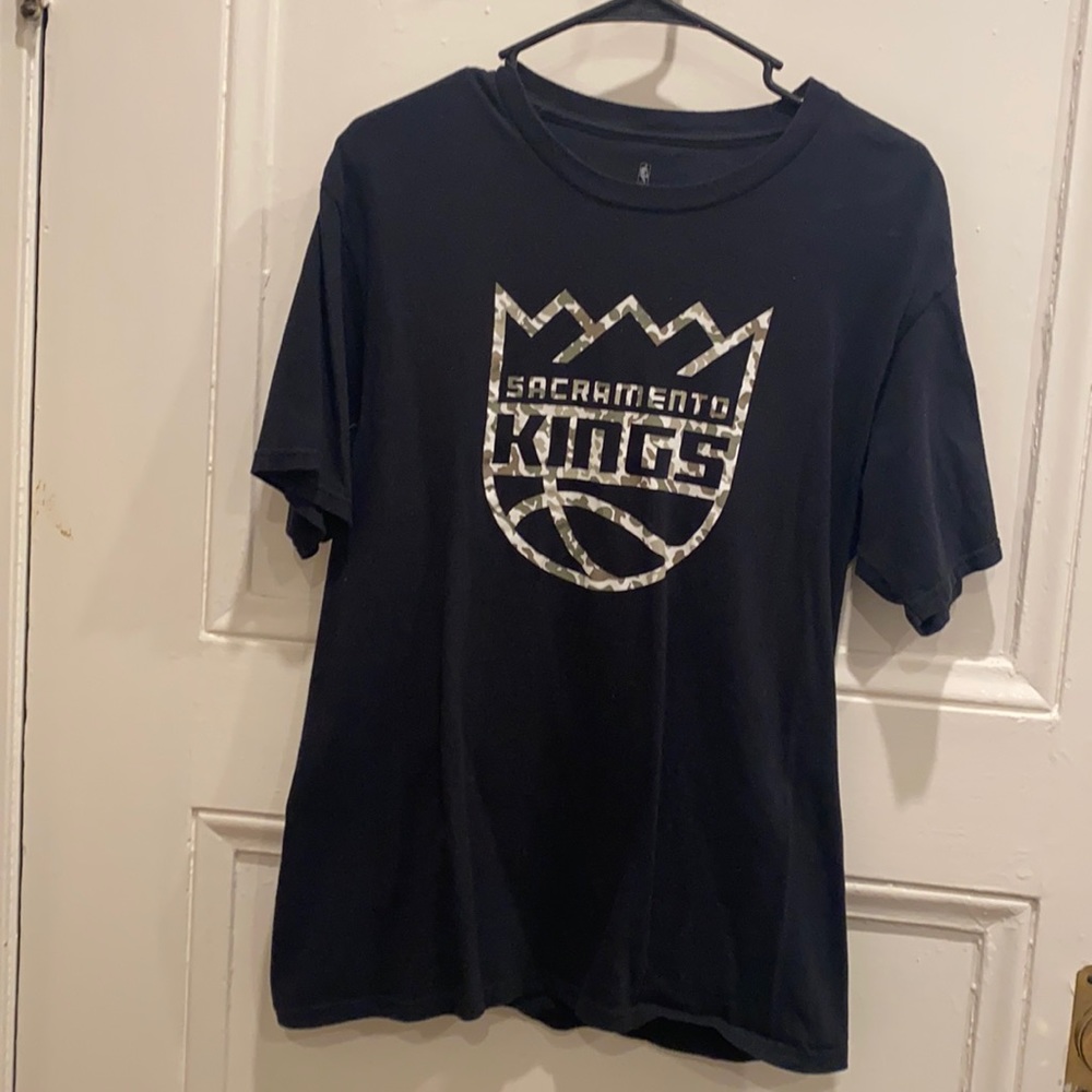 Fanatics Kings Black T-shirt Camo Print